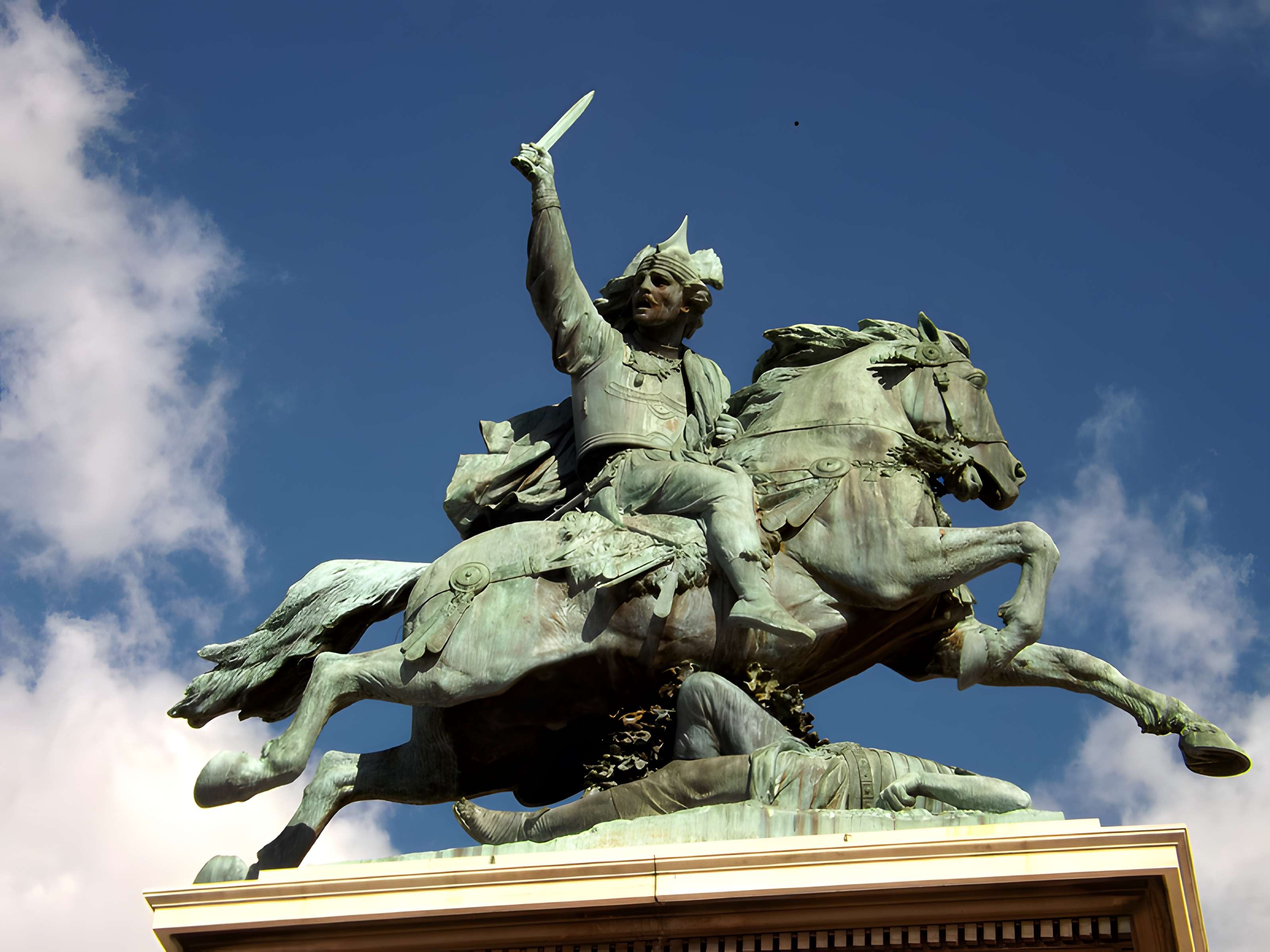 Statue équestre de Vercingétorix à Clermont-Ferrand