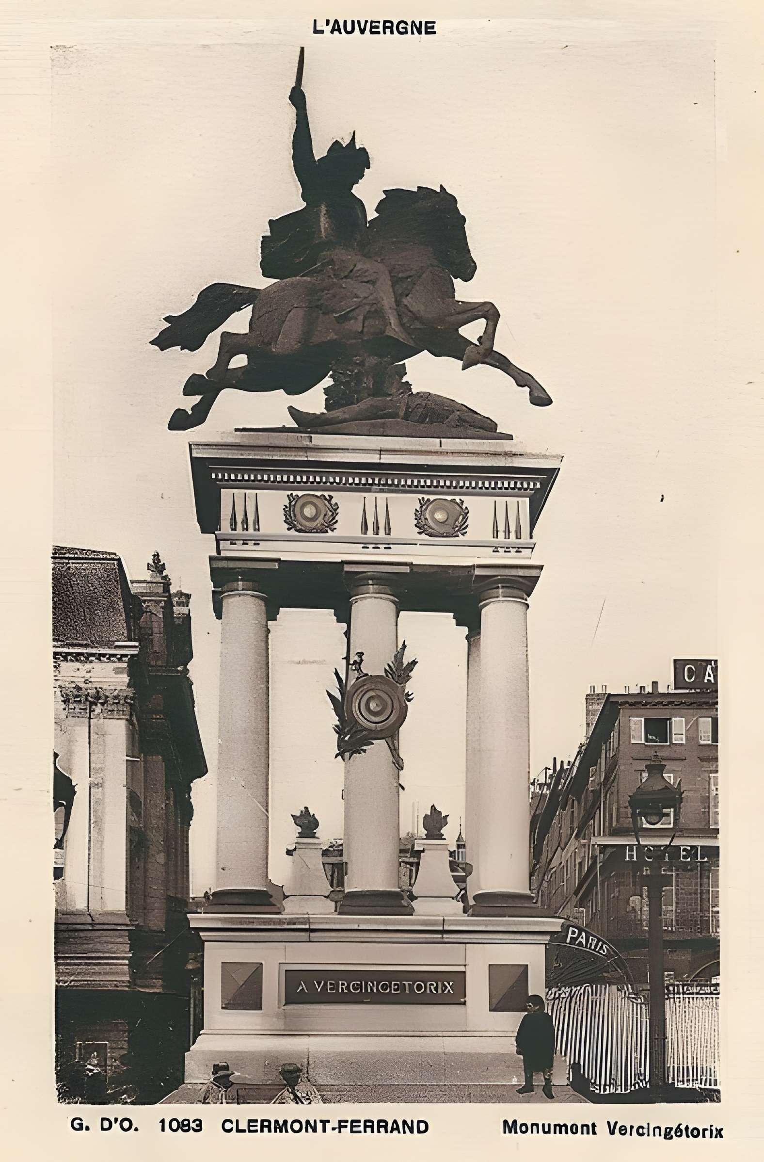 Statue équestre de Vercingétorix à Clermont-Ferrand