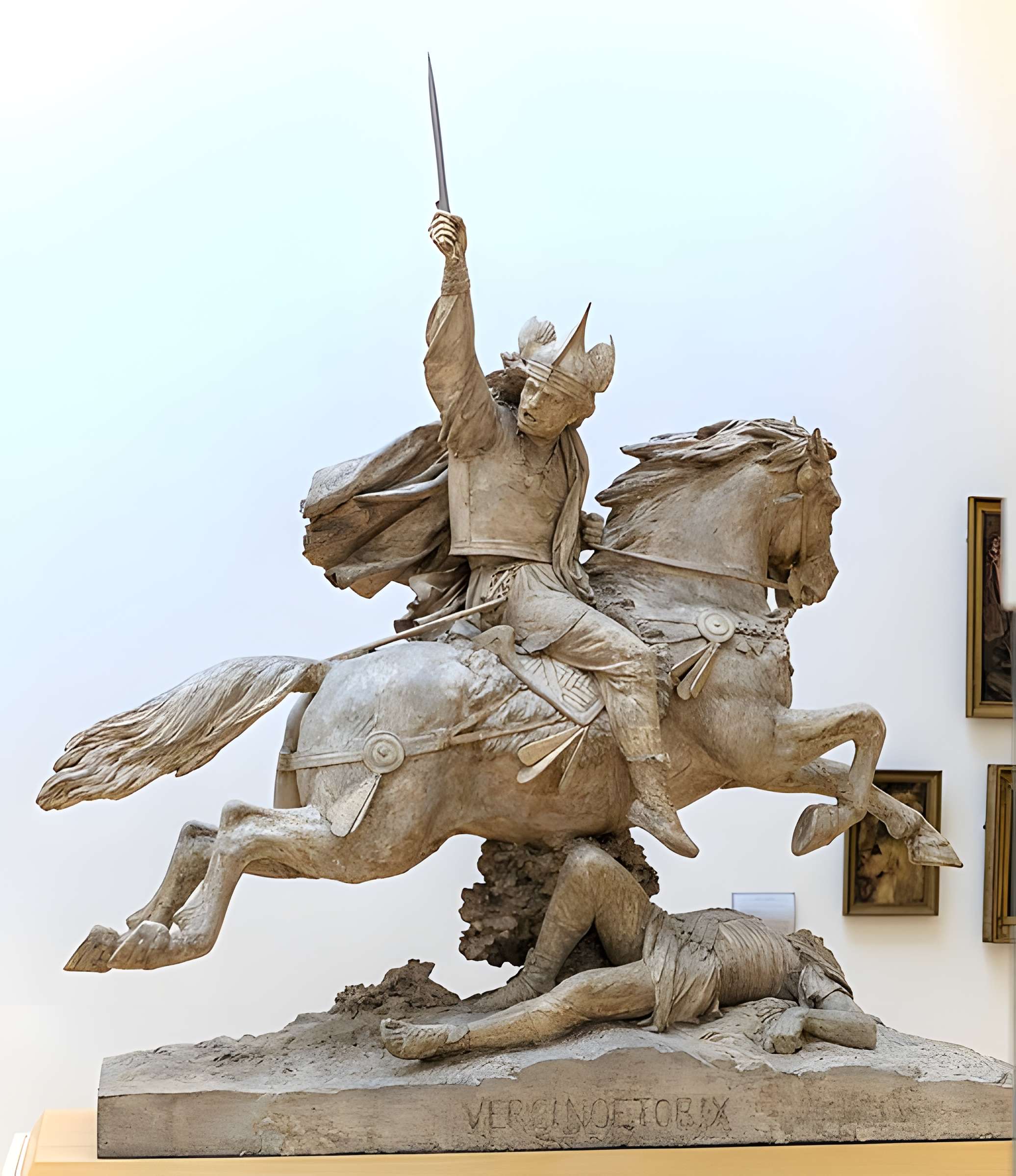 Statue équestre de Vercingétorix à Clermont-Ferrand