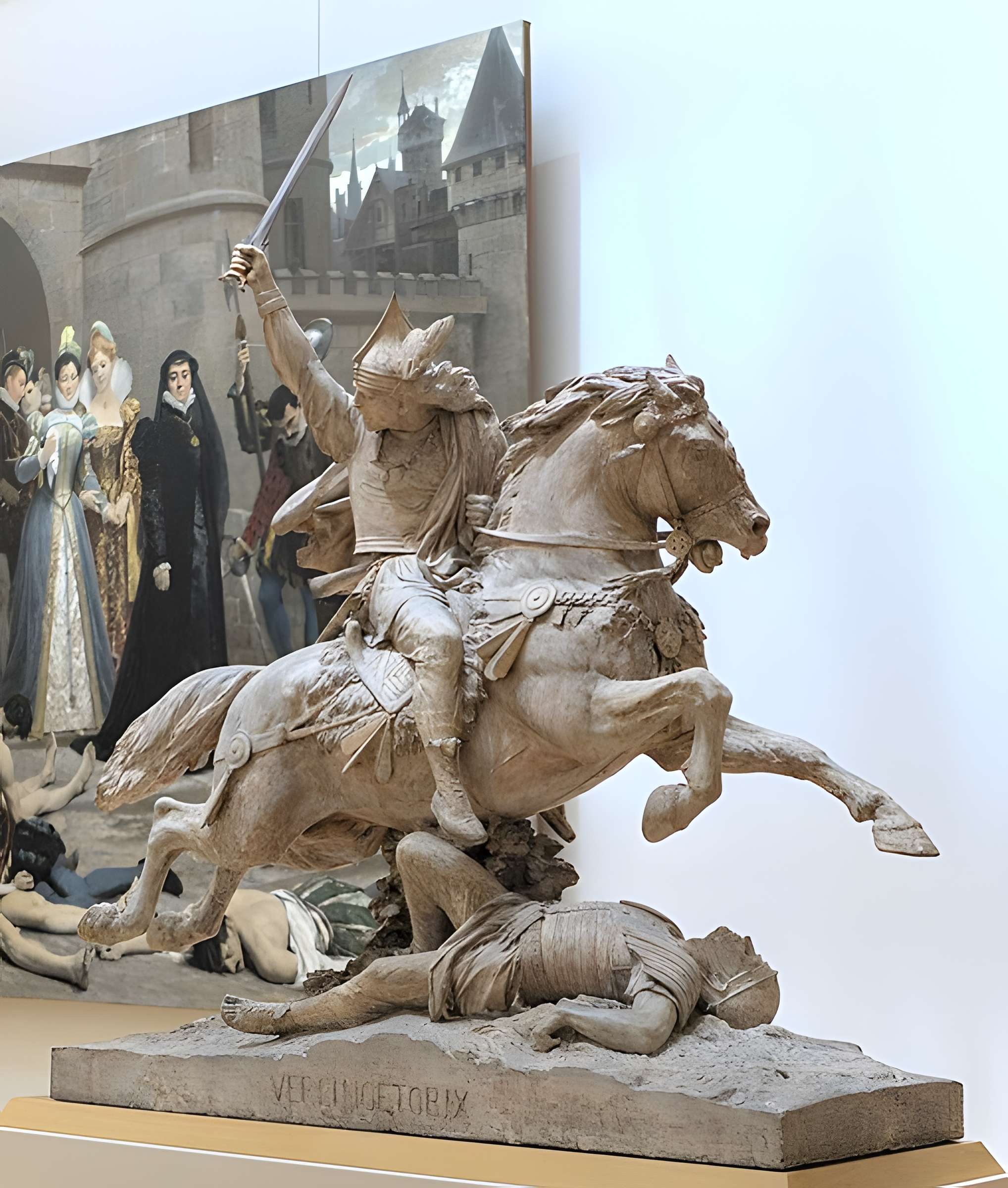 Statue équestre de Vercingétorix à Clermont-Ferrand