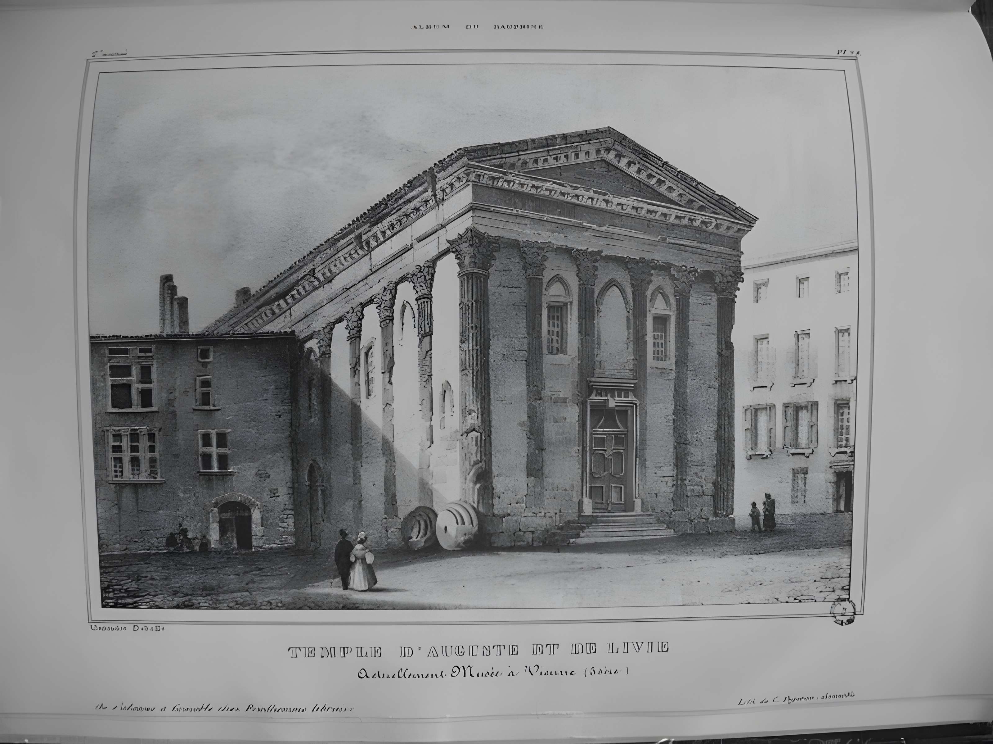 Temple d'Auguste et de Livie à Vienne