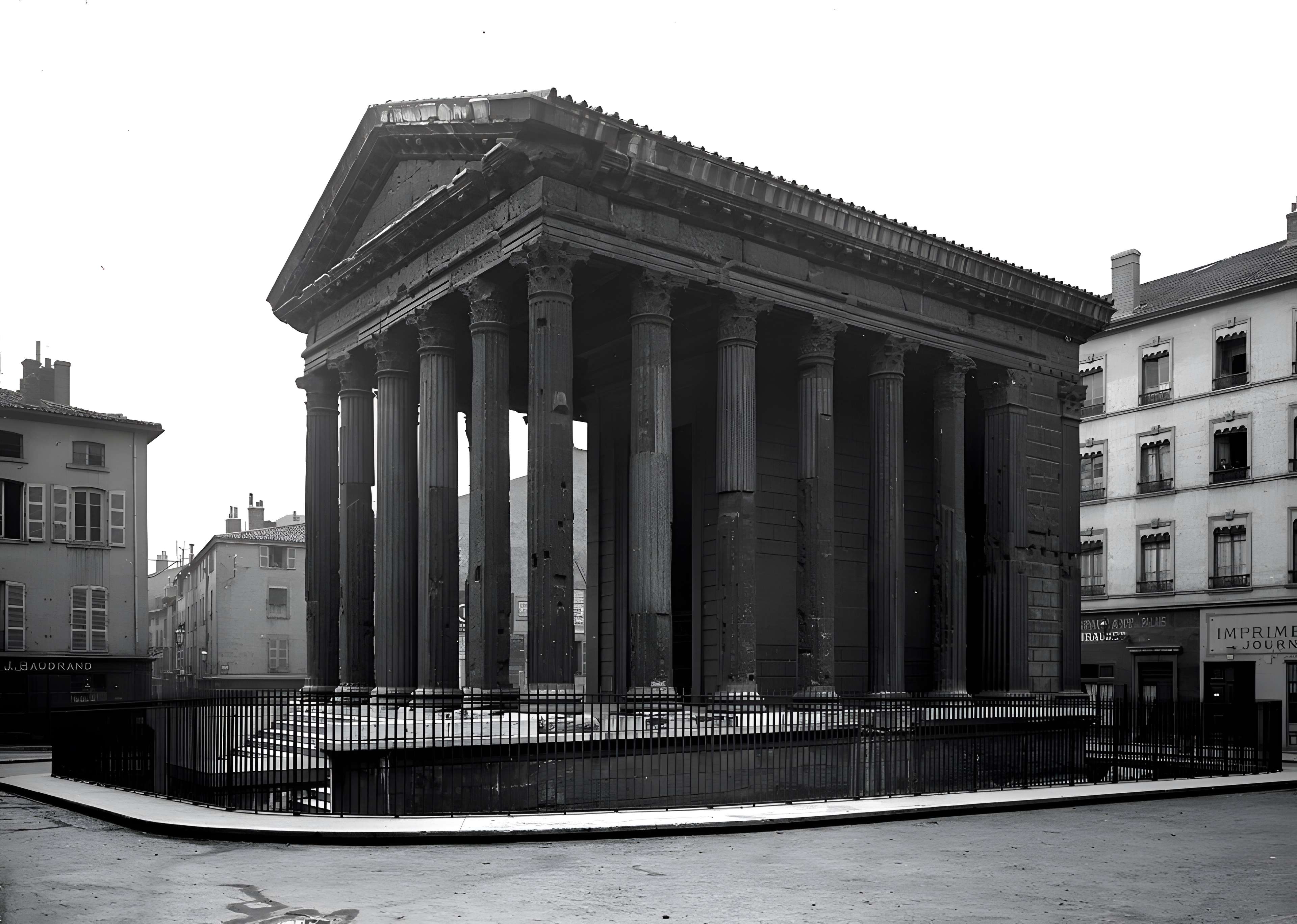 Temple d'Auguste et de Livie à Vienne