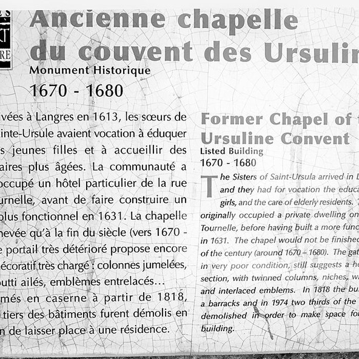 Photo de Couvent des Ursulines de Langres