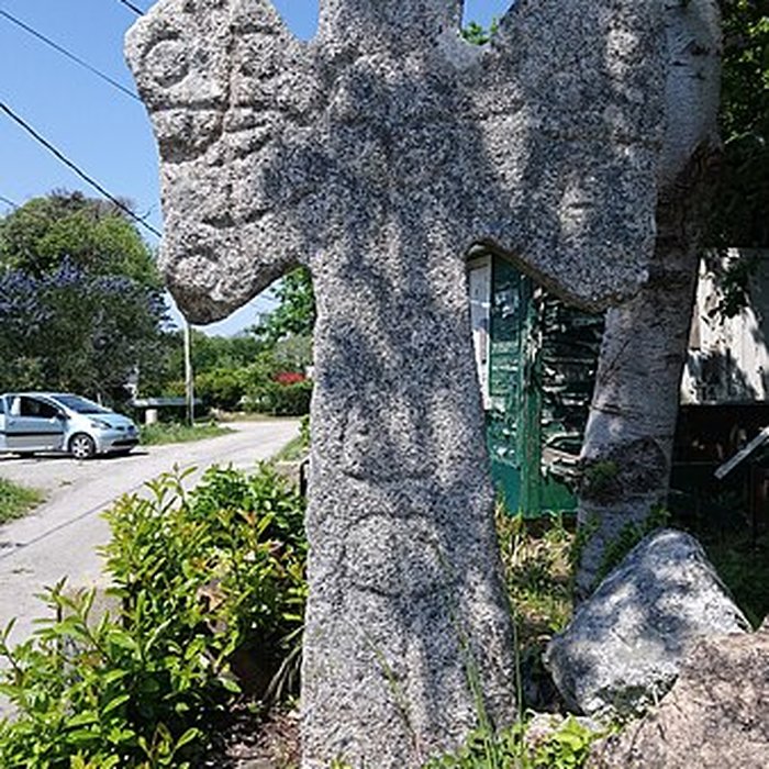 Photo de Croix de chemin en schiste de Kerduellic