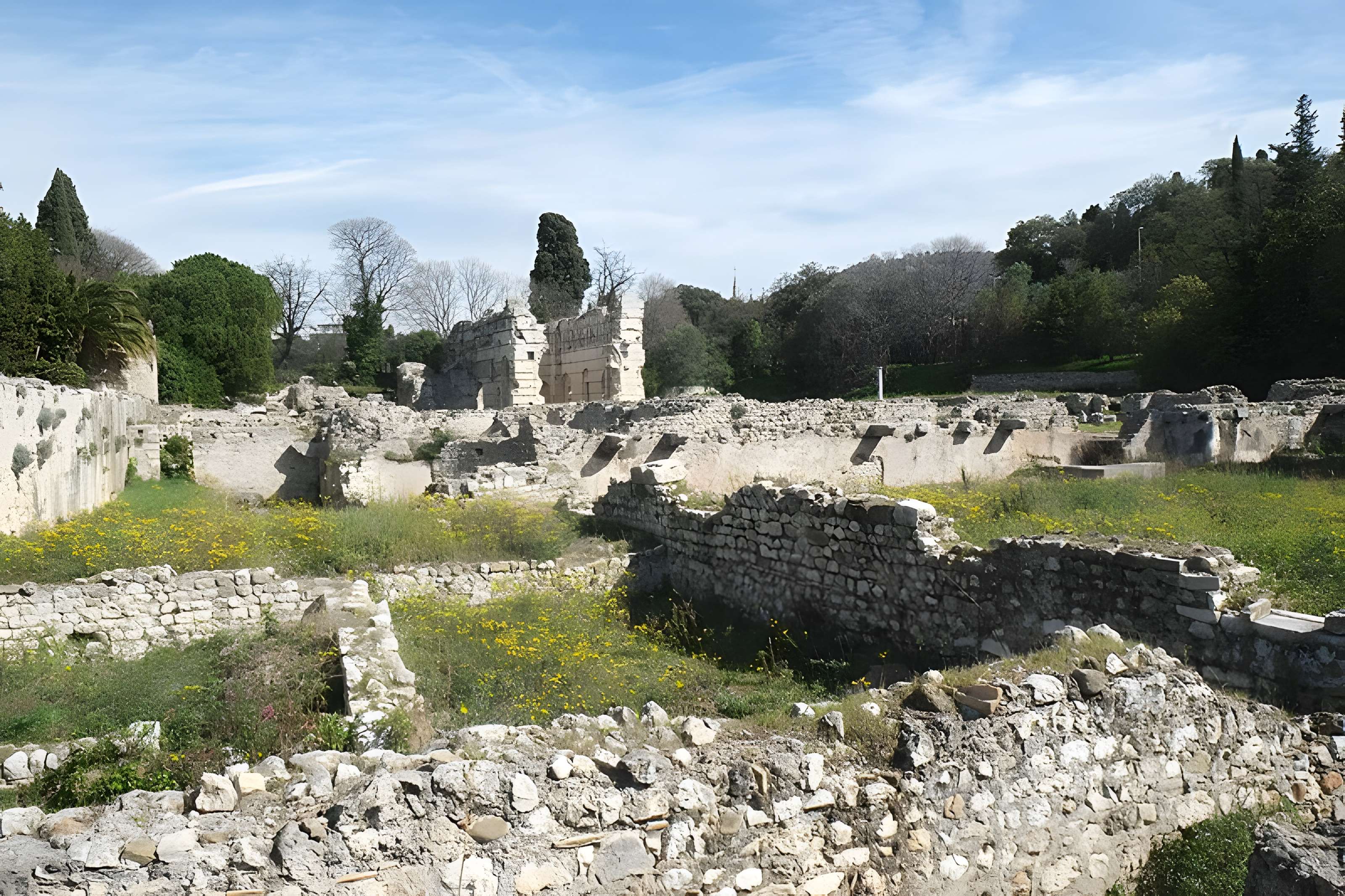 Thermes romains de Cimiez, dans le domaine de la villa Garin de Cacconata
