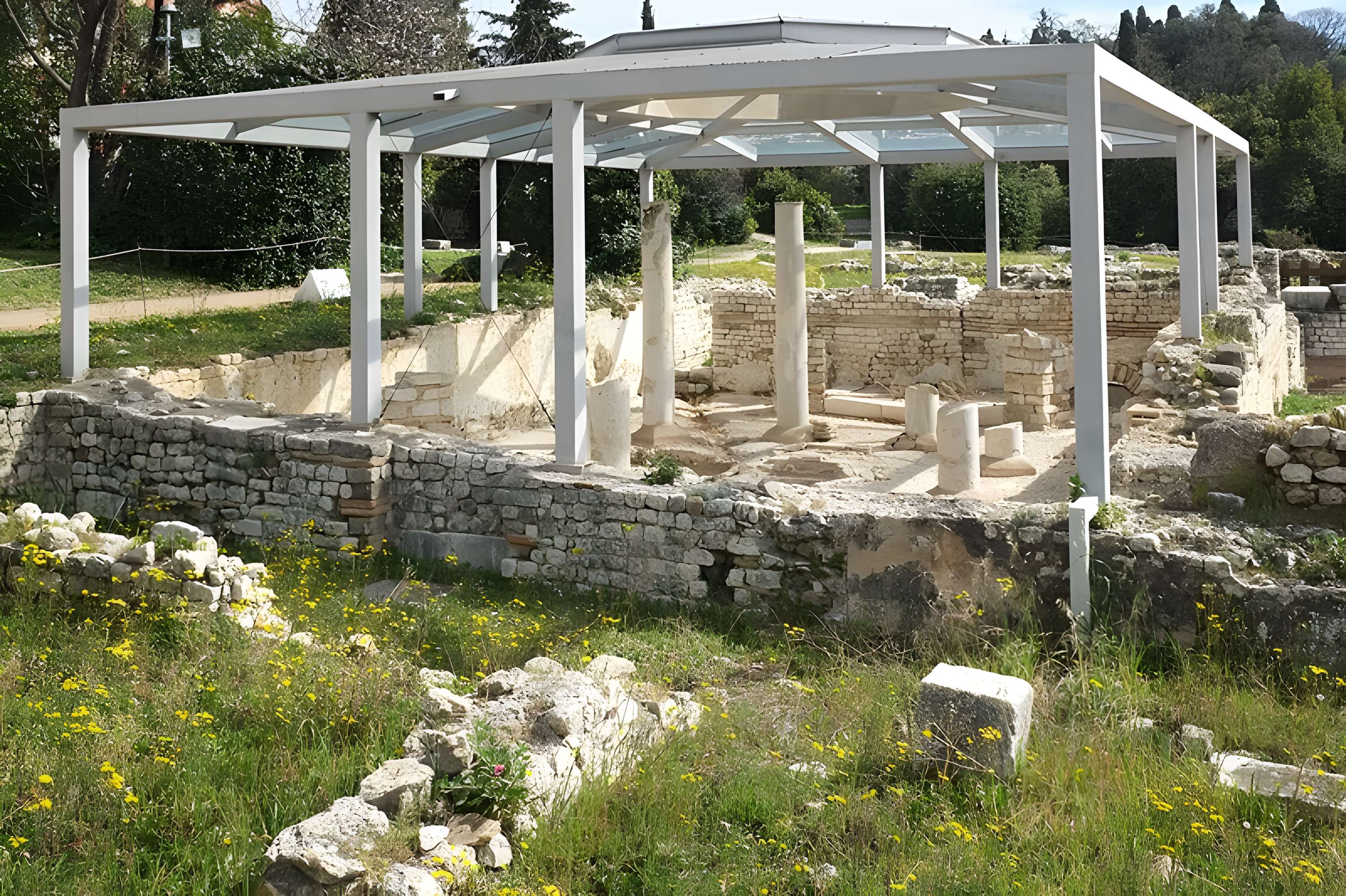 Thermes romains de Cimiez, dans le domaine de la villa Garin de Cacconata