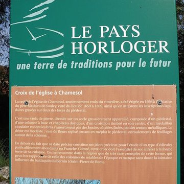 Croix de cimetière de Chamesol