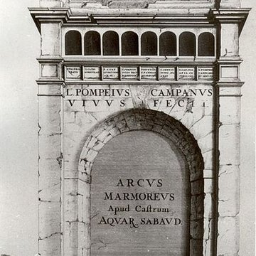 Arc de Campanus dAix-les-Bains