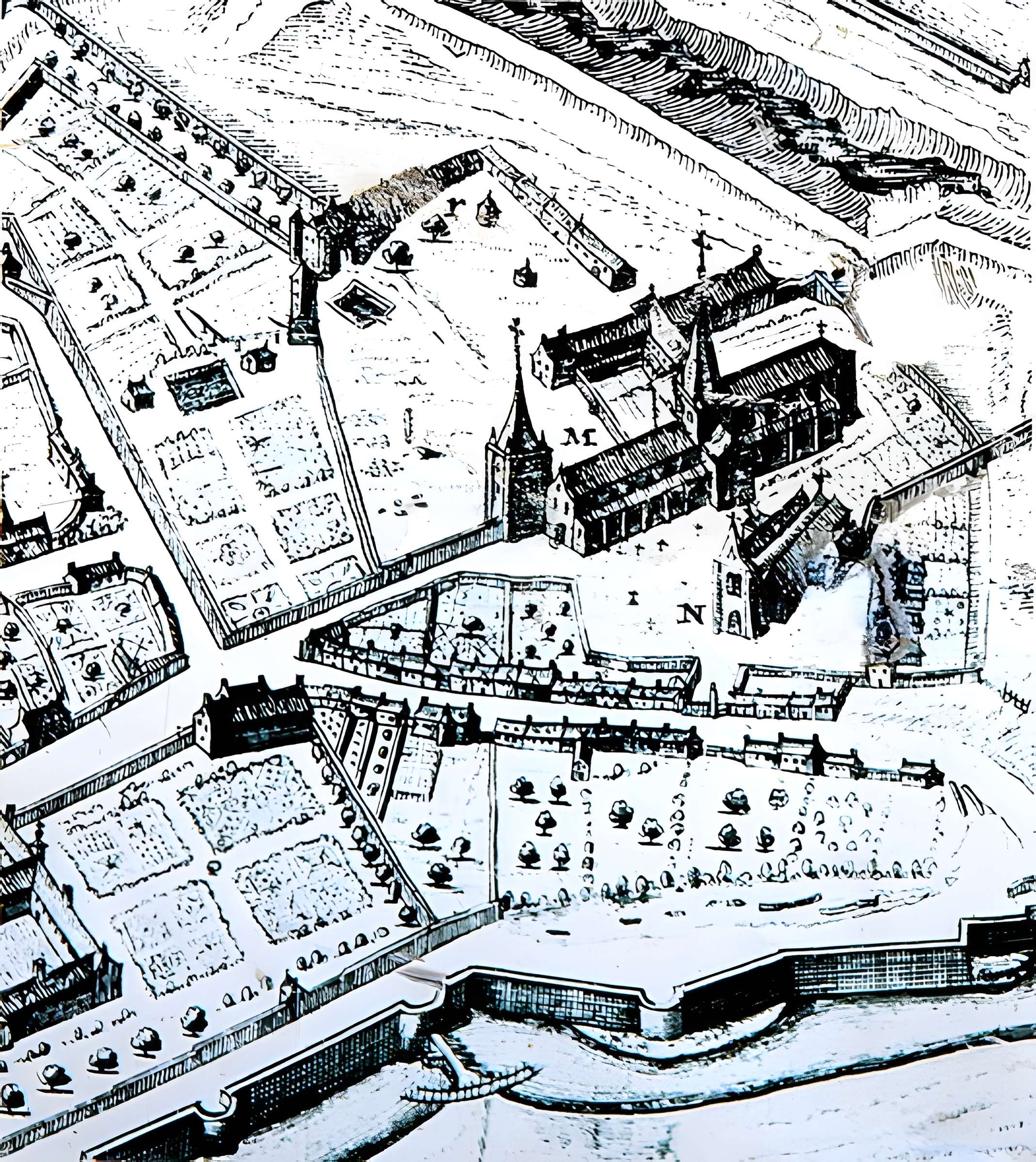 Tour Carrée de l'Abbaye de Saint-Winoc