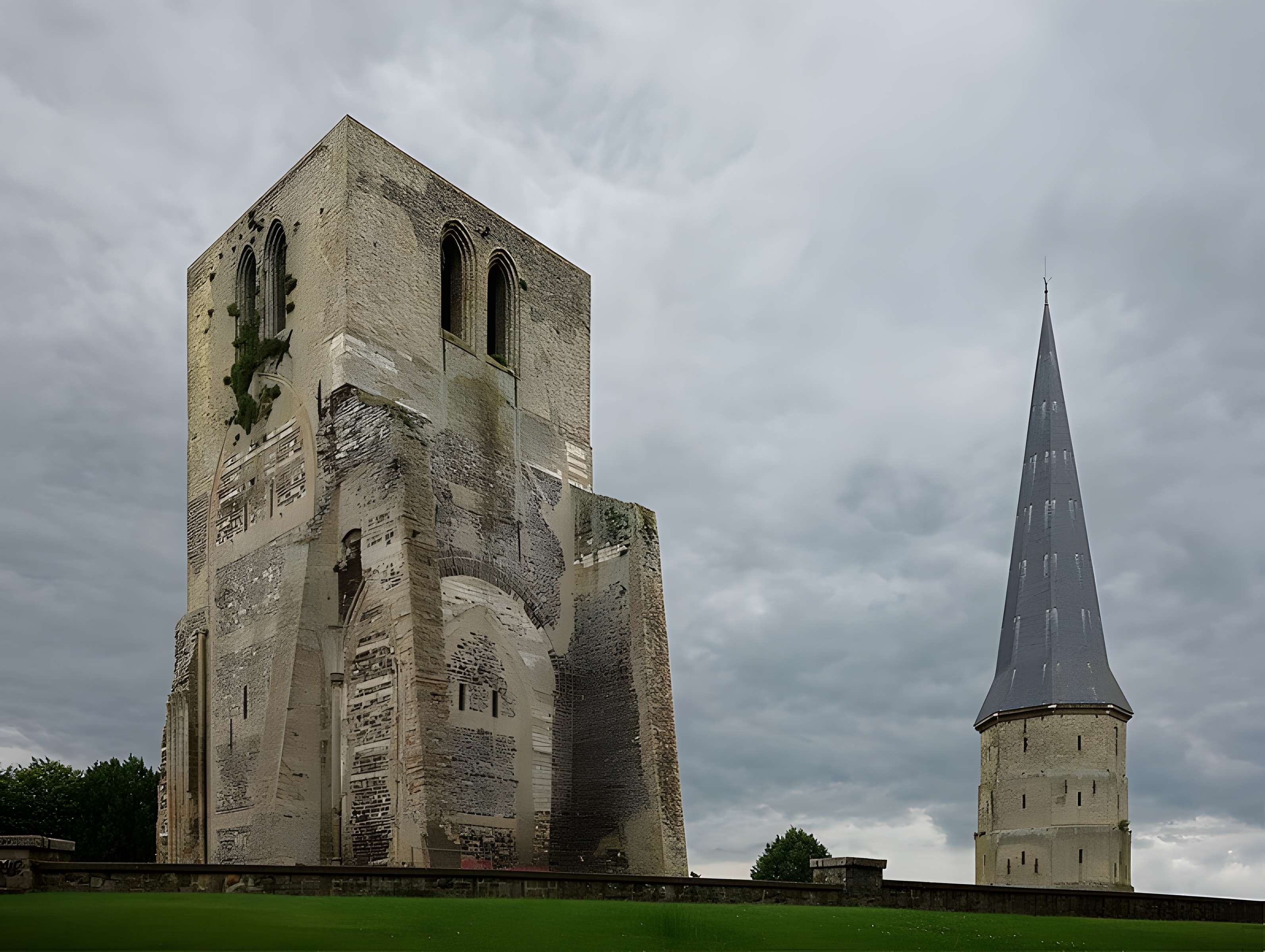 Tour Carrée de l'Abbaye de Saint-Winoc