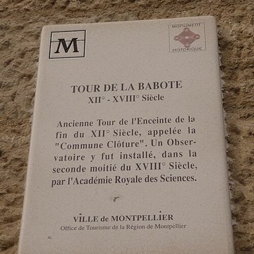 Tour de la Babotte de Montpellier