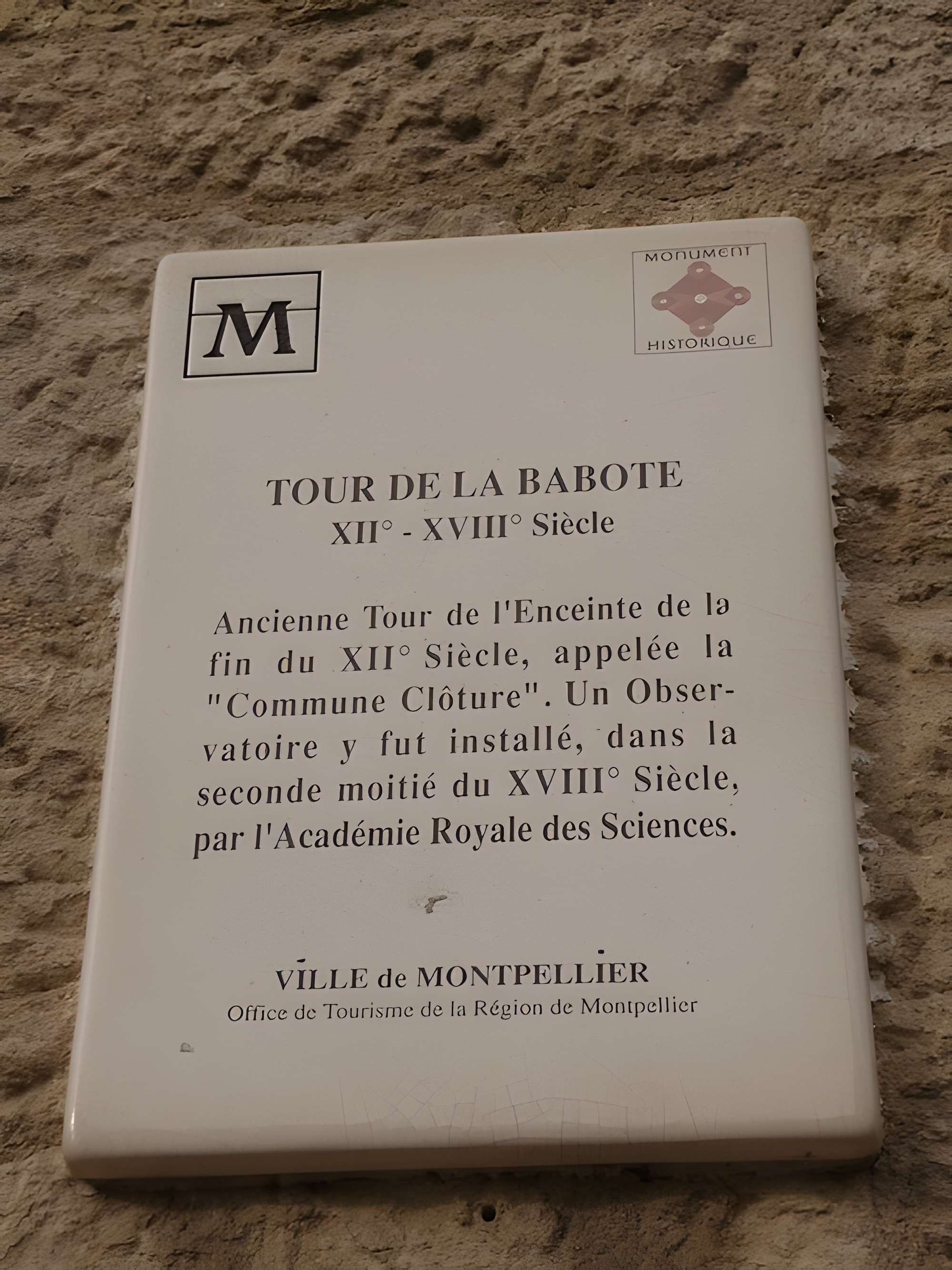 Tour de la Babotte de Montpellier