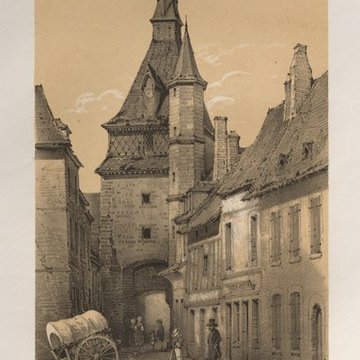 Tour de lHorloge de Saint-Fargeau