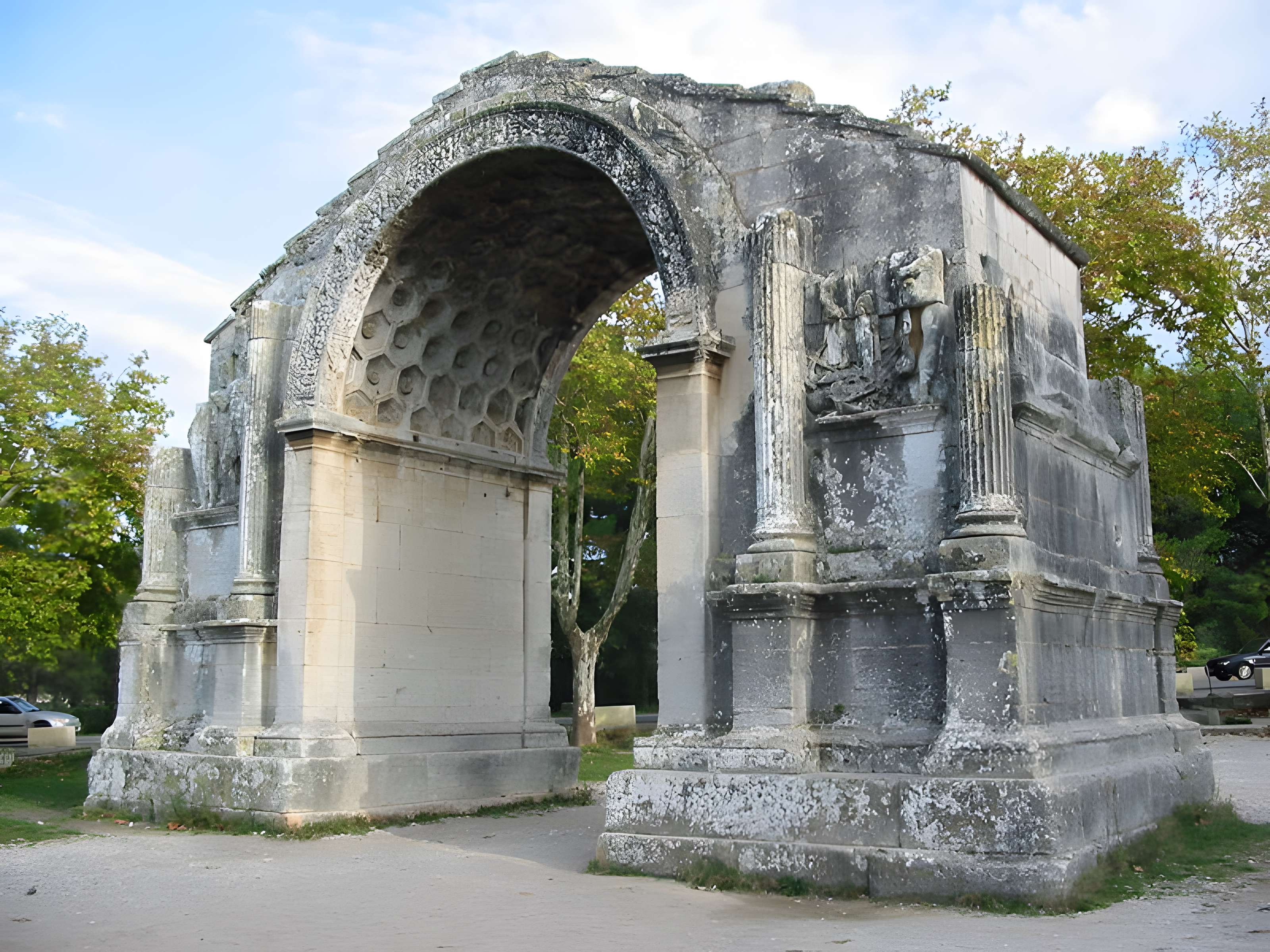 Arc de triomphe de Glanum à Saint-Rémy-de-Provence