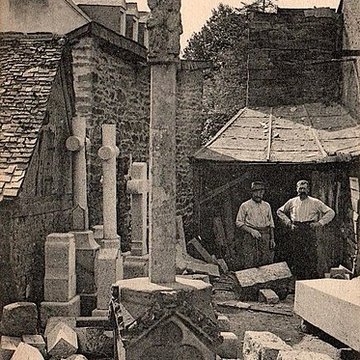 croix du cimetiere de saint meen le grand