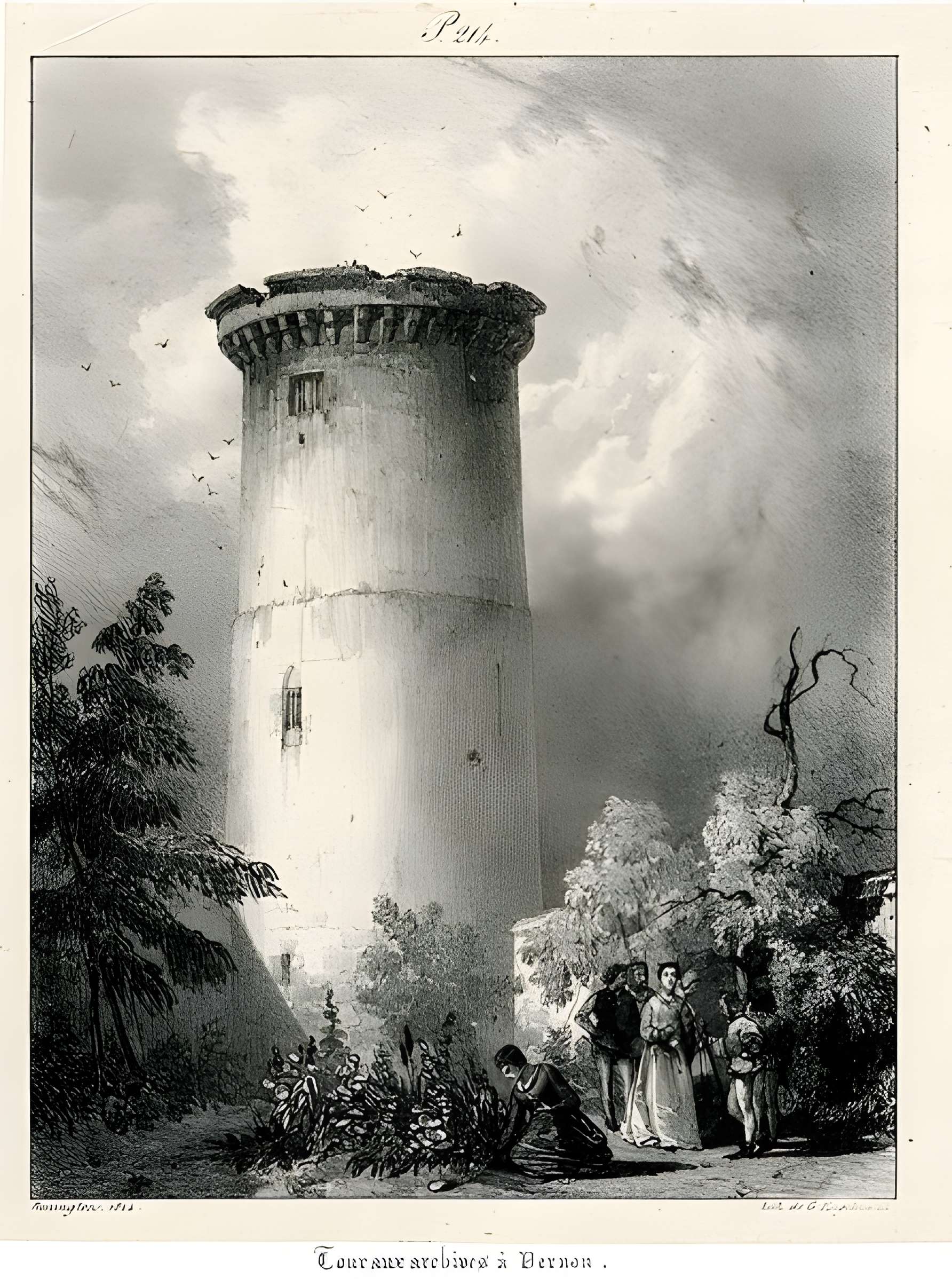 Tour des archives de Vernon