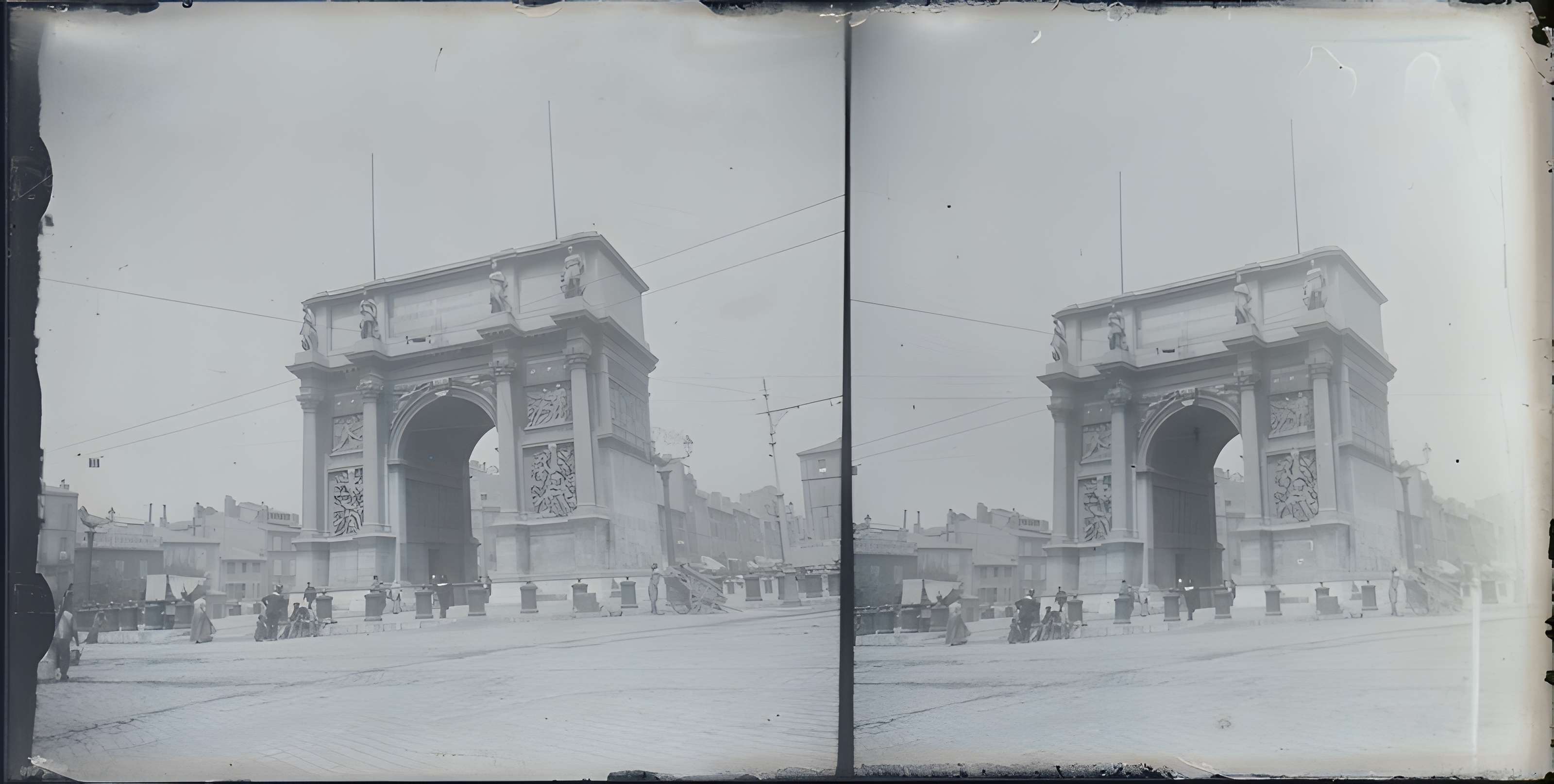 Porte d'Aix : l'arc de triomphe