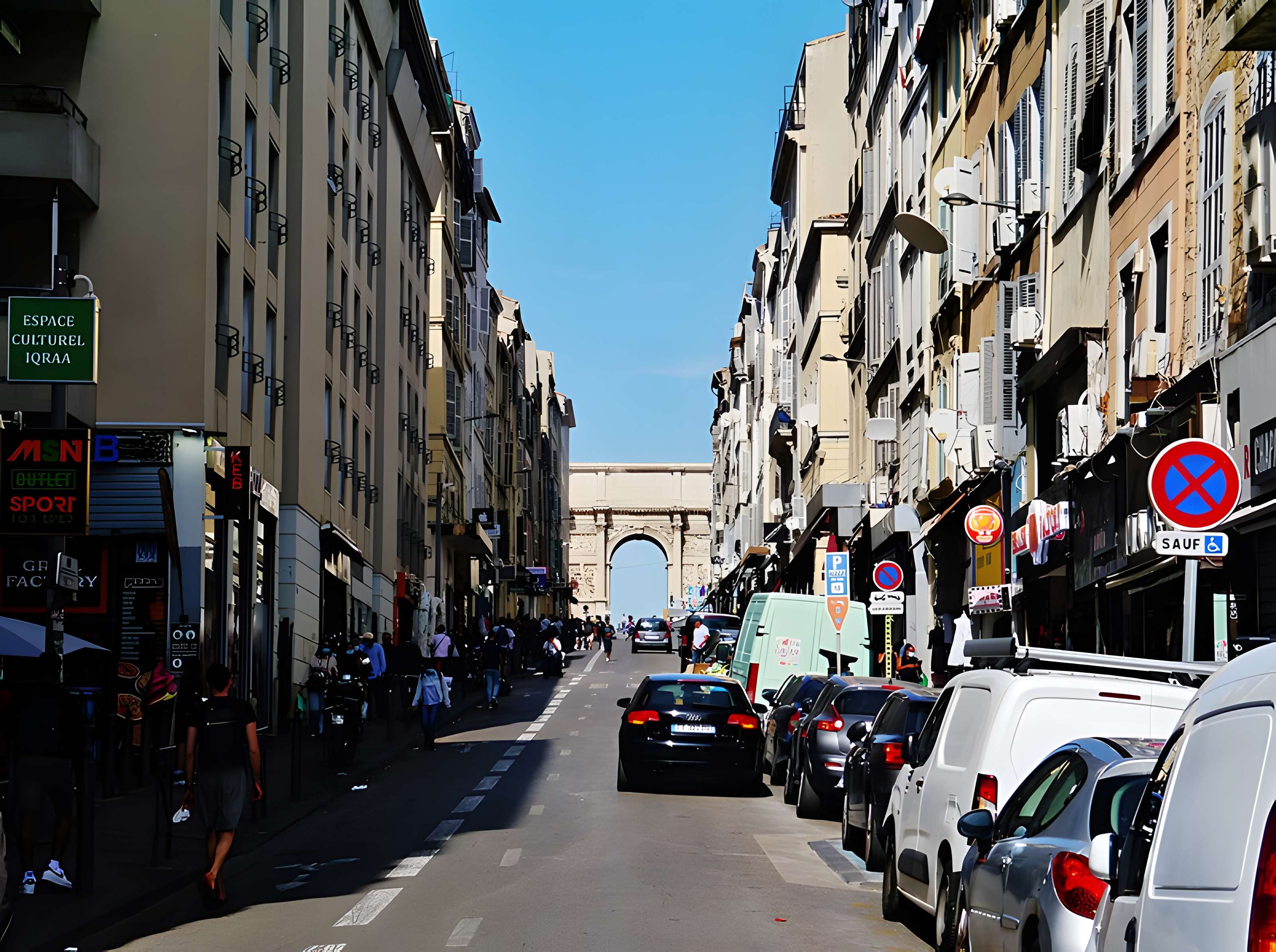 Porte d'Aix : l'arc de triomphe