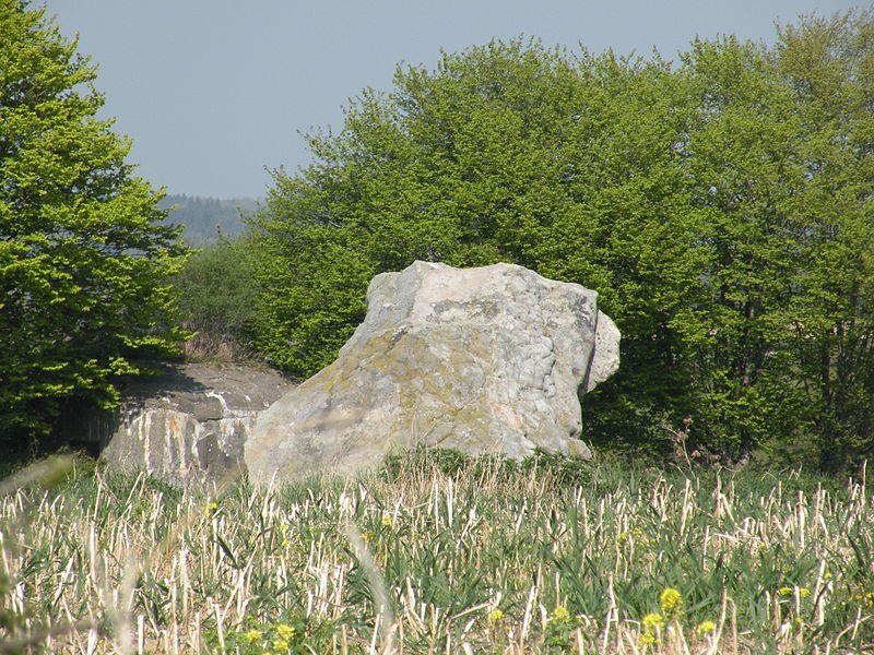 Photo de Deux menhirs dits Pierre Martine à Solre-le-Château