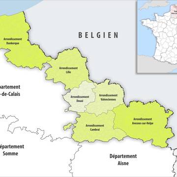 Deux menhirs dits Pierre Martine à Solre-le-Château