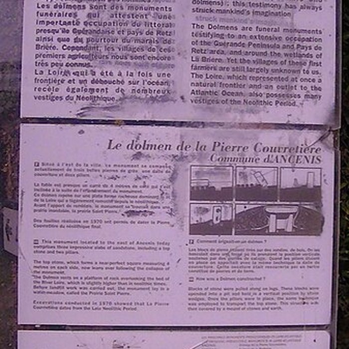 Photo de Dolmen de la Pierre Couvretière à Ancenis