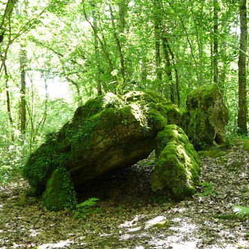 Dolmen de la Pierre Levée à Beauregard-et-Bassac