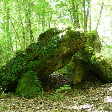 Dolmen de la Pierre Levée à Beauregard-et-Bassac