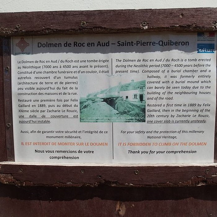 Photo de Dolmen de Roc-en-Aud à Saint-Pierre-Quiberon