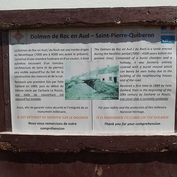 Dolmen de Roc-en-Aud à Saint-Pierre-Quiberon
