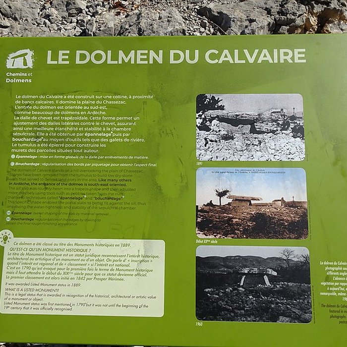 Photo de Dolmen du Calvaire à Saint-Alban-Auriolles