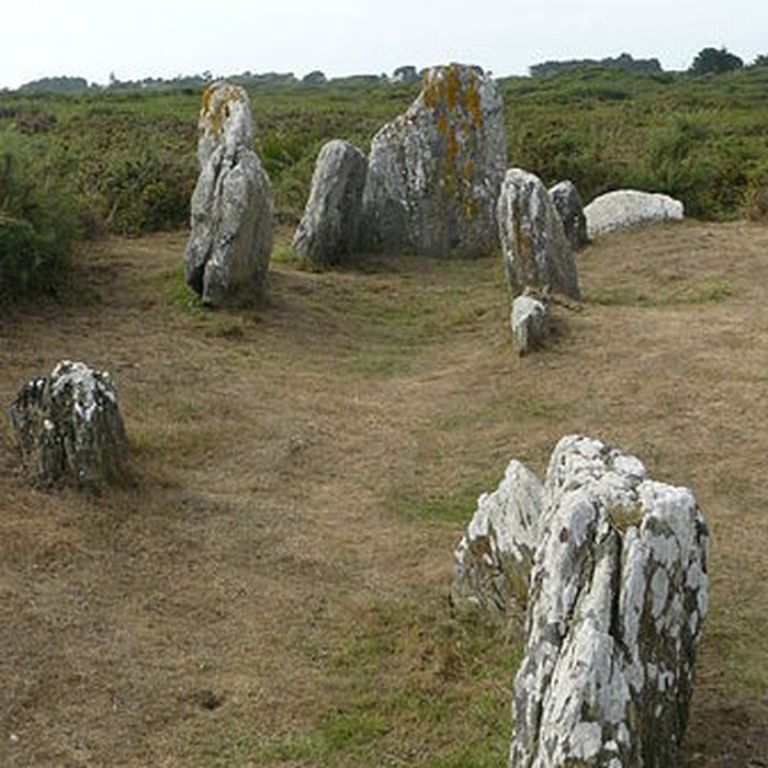 Photo de Dolmens Men Cam et Men Yann à Groix Île de