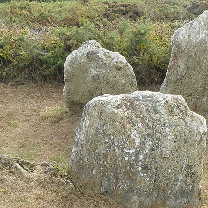 Photo de Dolmens Men Cam et Men Yann à Groix Île de