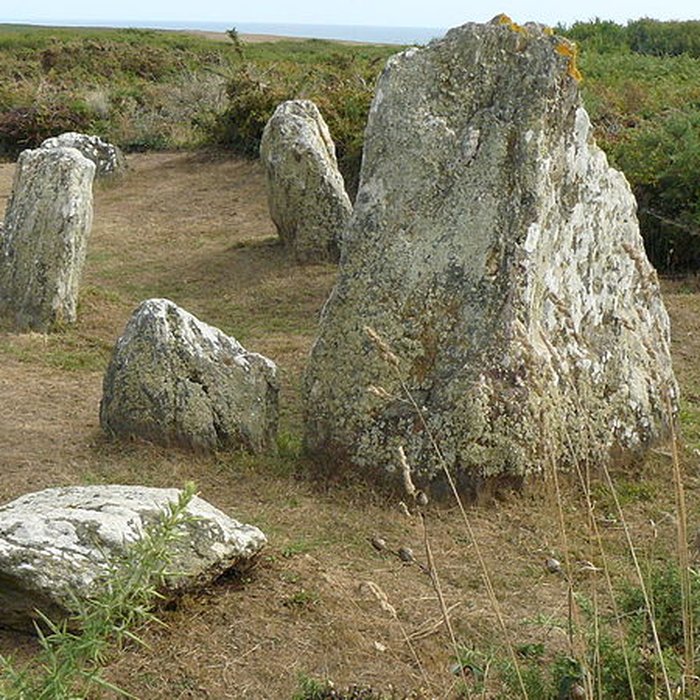 Photo de Dolmens Men Cam et Men Yann à Groix Île de
