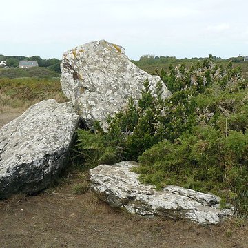 Dolmens Men Cam et Men Yann à Groix Île de