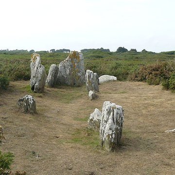 Dolmens Men Cam et Men Yann à Groix Île de