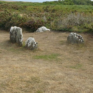 Dolmens Men Cam et Men Yann à Groix Île de