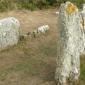 Dolmens Men Cam et Men Yann à Groix Île de