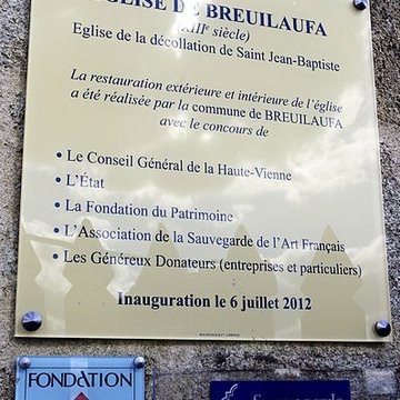 Église de la Décollation-de-Saint-Jean-Baptiste de Breuilaufa