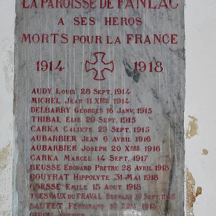 Photo de Église de la Décollation-de-Saint-Jean-Baptiste de Fanlac
