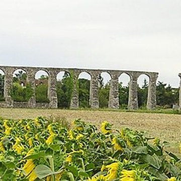 Vestiges de laqueduc romain de Luynes