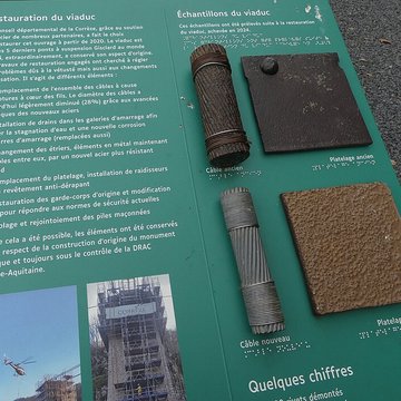 Viaduc des Rochers Noirs également sur commune de Soursac