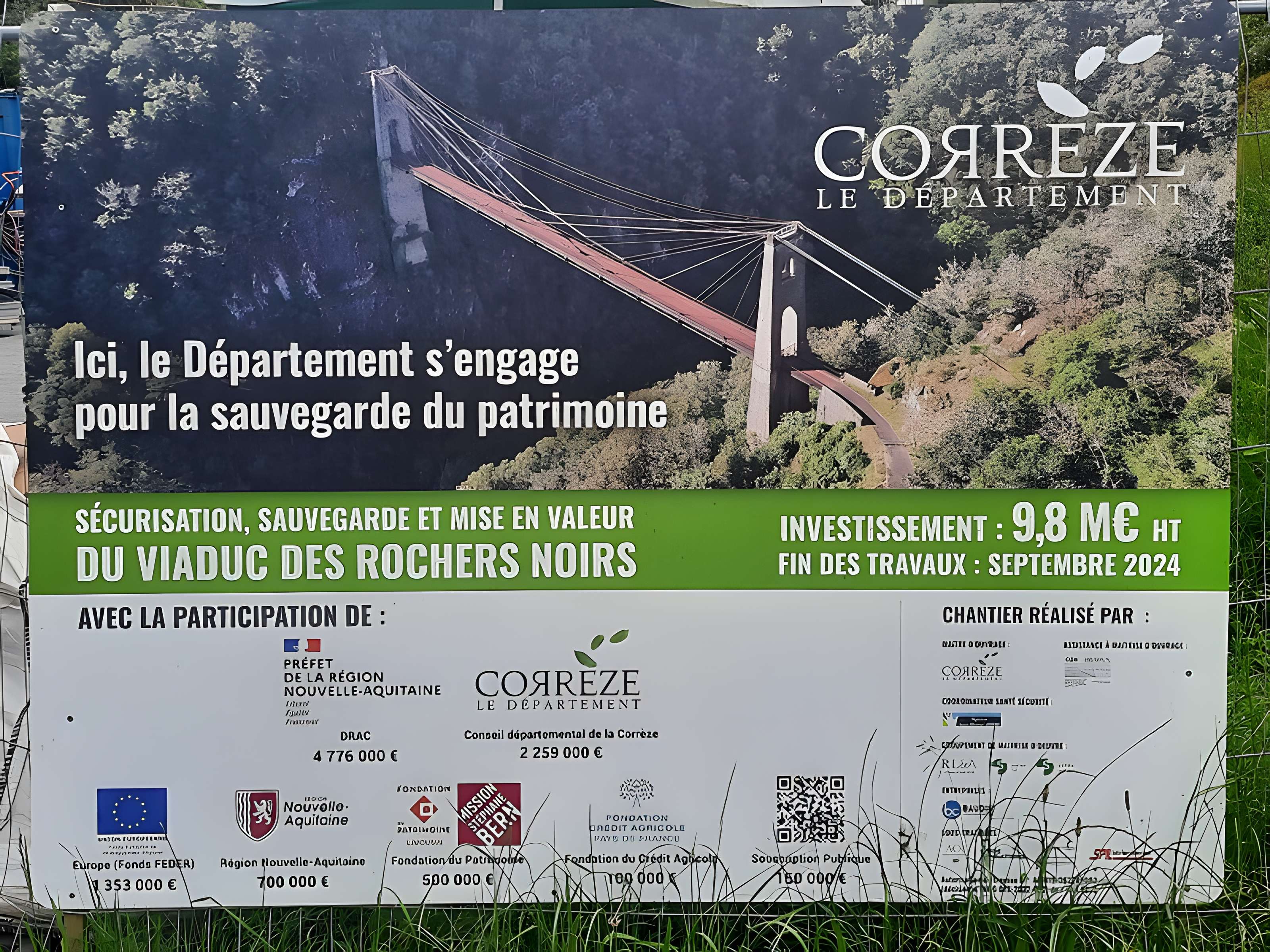 Viaduc des Rochers Noirs à Soursac