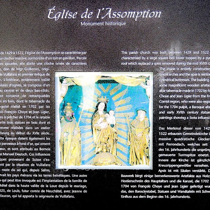 Photo de Église de lAssomption de Vuillafans