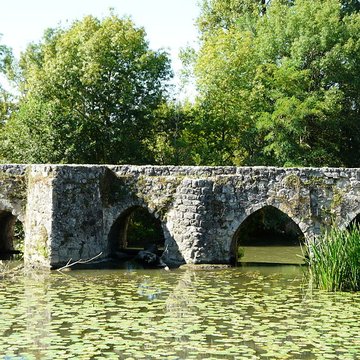 Vieux pont sur le Dropt à Agnac