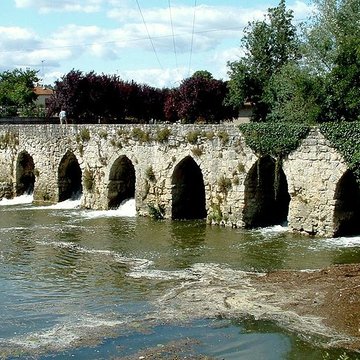 Vieux pont sur le Dropt à Agnac