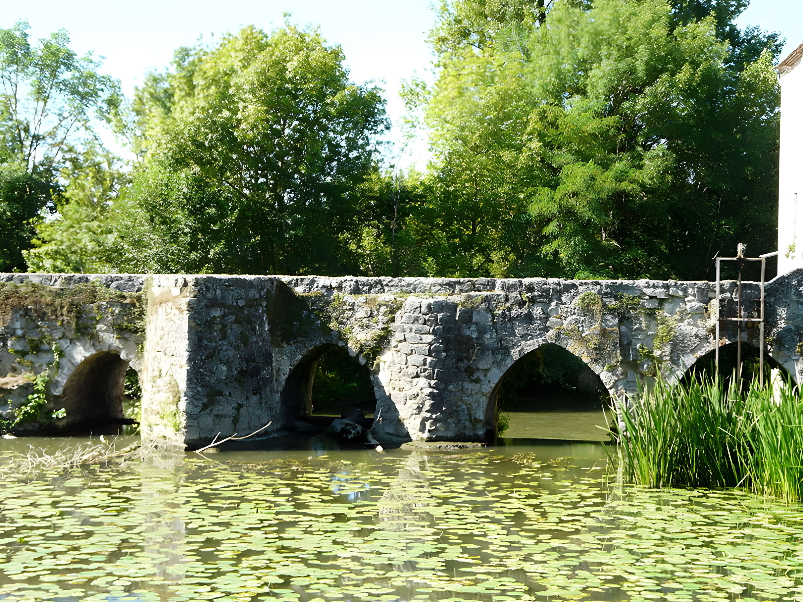 Vieux pont sur le Dropt à Agnac