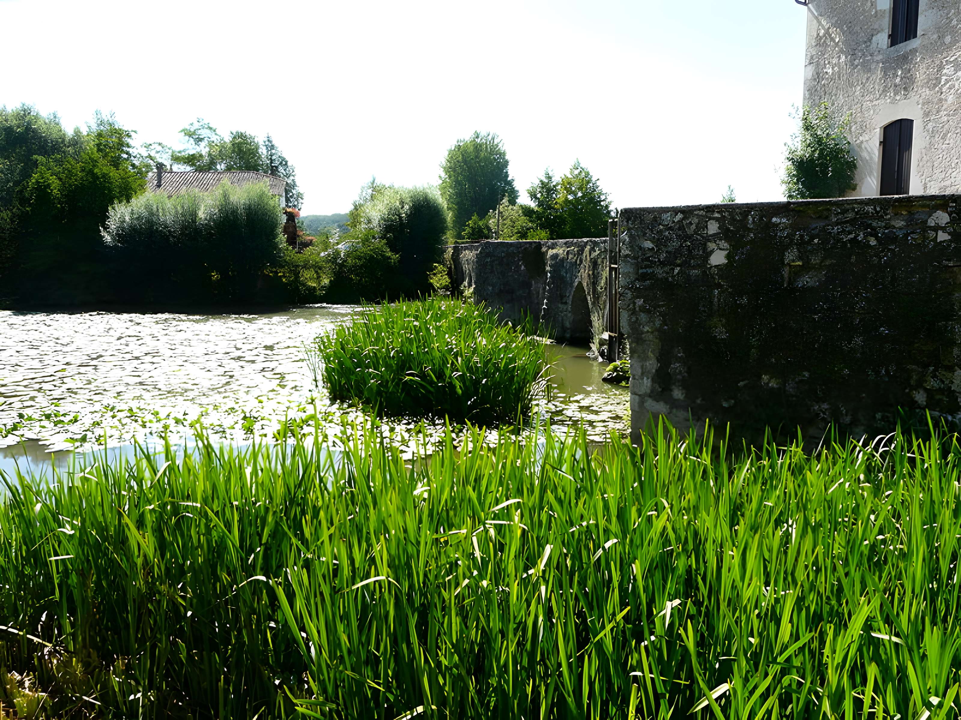 Vieux pont sur le Dropt à Agnac