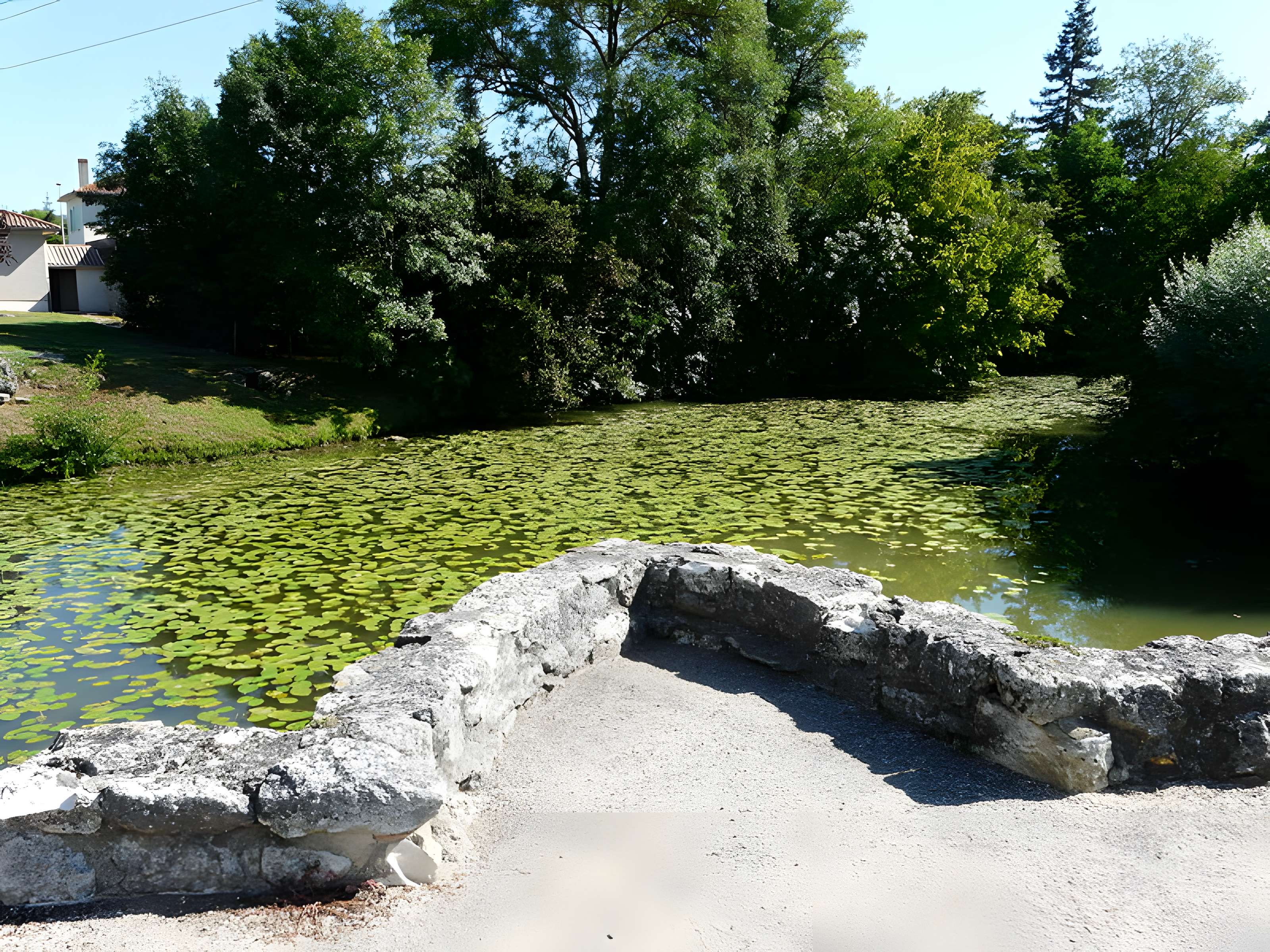 Vieux pont sur le Dropt à Agnac