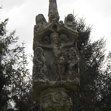 Église de Saint-Mayeux et croix