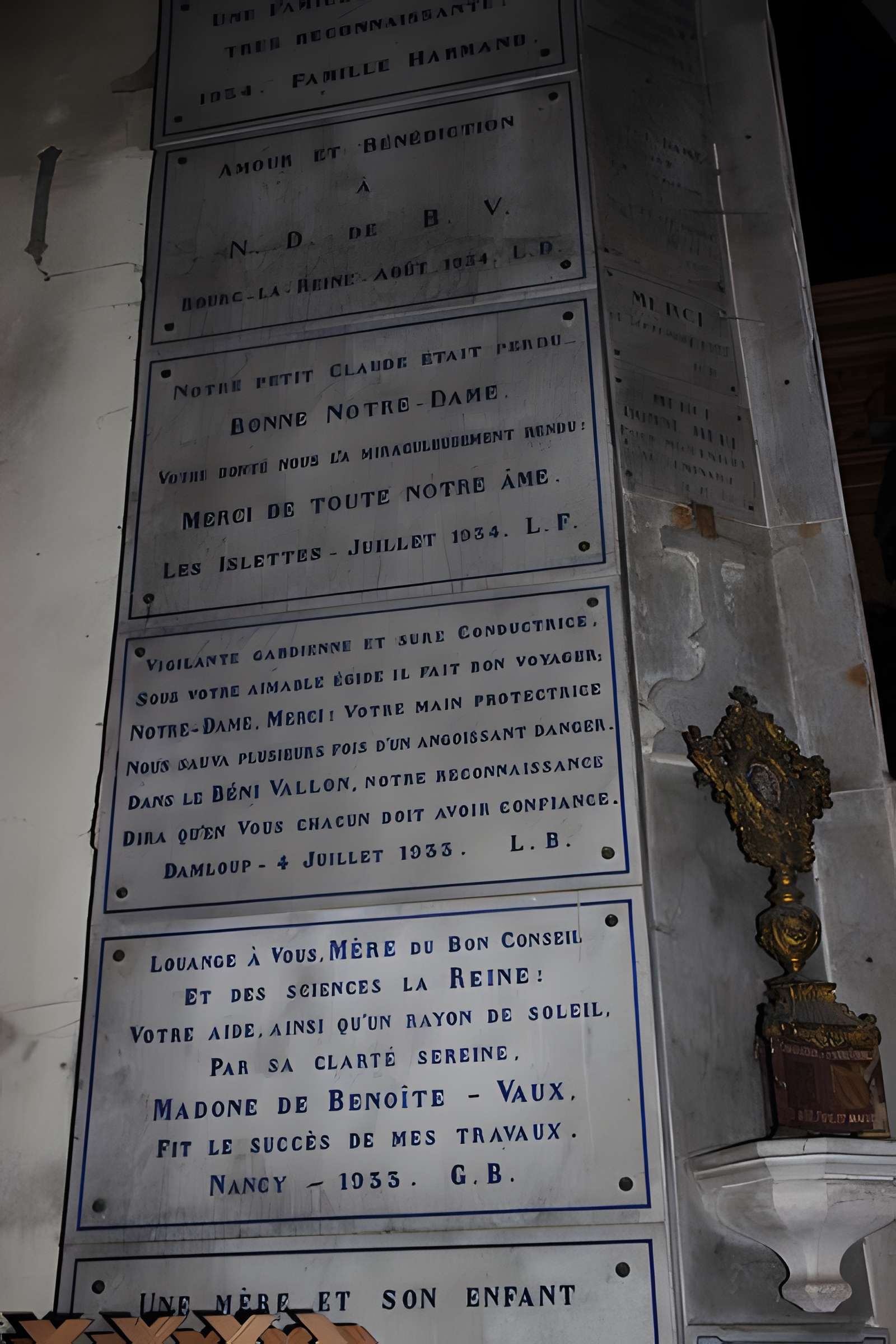 Église Notre-Dame de Benoîte-Vaux